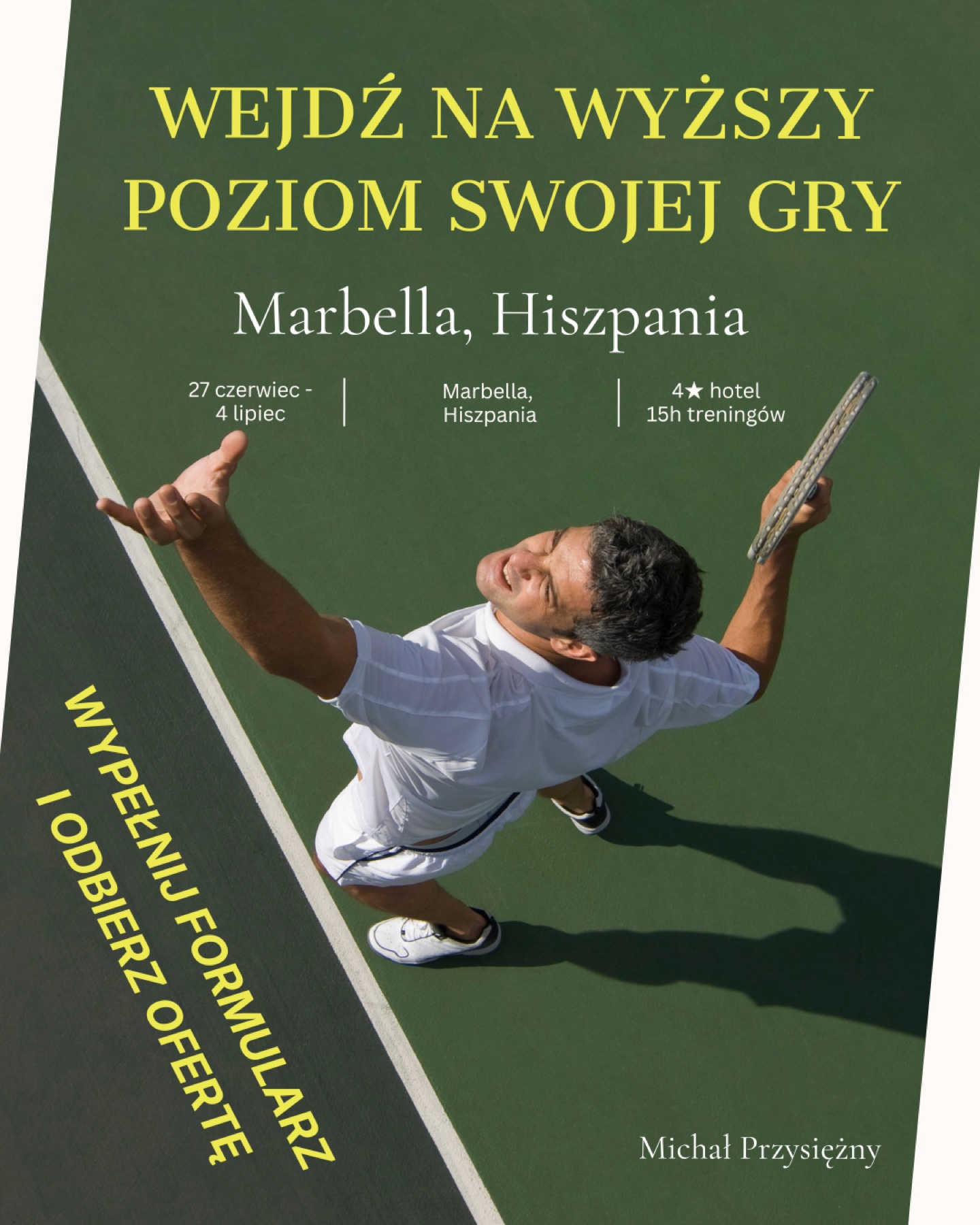 Tenis · wejdź na wyższy poziom
